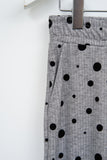 (W) Dot Bootscut Pants