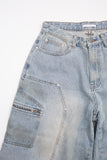 Roma carpenter denim bermuda pants
