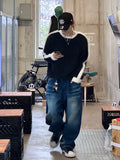 Chrome Angora Track Knit