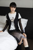 Ruling emboss summer vest