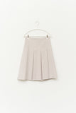 (W) Age Snap Pleats Skirt