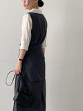 Joanne Nylon Sleeveless Wrap One Piece