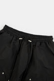 Broher rivet double-knee bermuda pants
