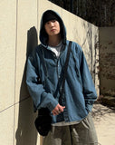 Stone Hood Denim Shirt