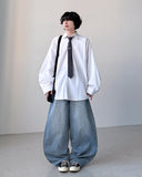 Ice Curve Wide Denim