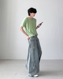 Raito Curved Balloon Denim