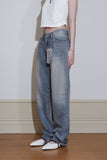 uni straight washing jeans