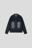 Melton Striped Denim Jacket