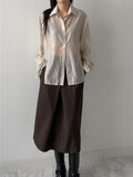 Jude Pintuck A-Line Midi Skirt
