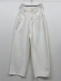 291 Cotton High-Waisted Wide Pants