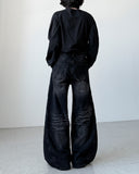 Smash Crack Wide Denim
