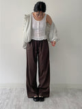 Frill U-neck Sleeveless