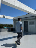 Milk Washed Gray Denim