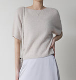 Mary Whole Garment Boatneck Knit