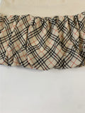Chechena Beige Check Skirt