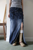 Leather belt middle boots