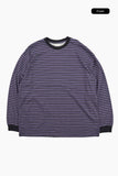 Stone stripe long sleeve tee