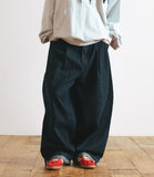 [AG] Turn-Up Selvedge Balloon Denim Pants