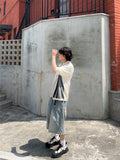 Scoonie Stripe Half Cardigan