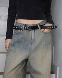 Big studded belt