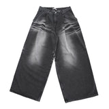 Hirai Black Maxi Wide Denim