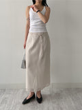 Ribbed sleeveless top