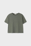 Debon Cropped Striped Top