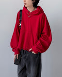 Sike Damage Crop Hoodie