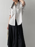 Zico Nylon Pintuck Midi Skirt
