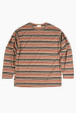 Multi stripe loose long sleeve