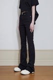 tight boots-cut jeans