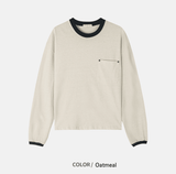 Cropped Rivet Ringer Top