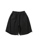 Cross Pleated Sweat Shorts
