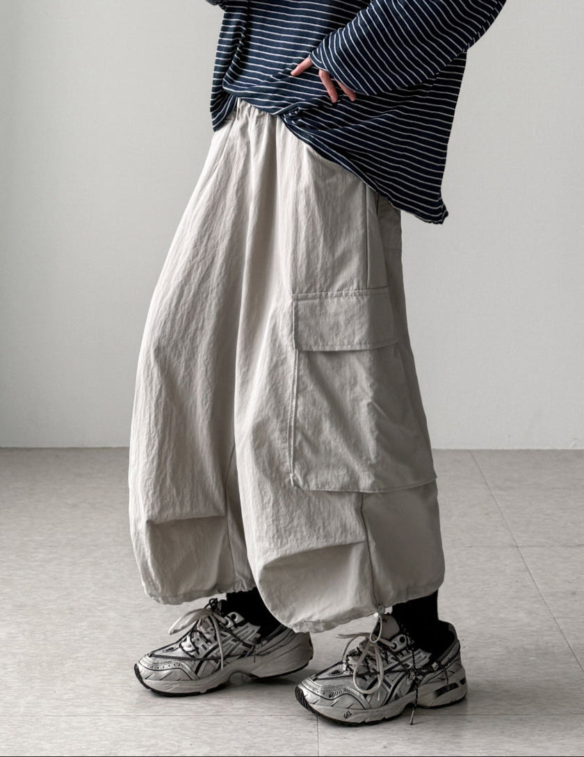 【YOURNUS】Raise Crop Cargo Pants YOURNUS (ユアノス) -レイズクロップカーゴパンツ / Raise Crop