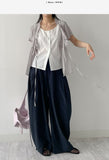 Harem Strap Balloon Fit Wide Pants