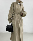 London Robe Overfit Long Trench Coat