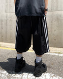 Nylon Track Stitch Bermuda Pants
