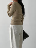 [SET] Ferral Ribbed Cardigan Sleeveless Set