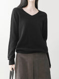 Brook Wool V-neck Knit