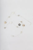 Flower multi-chain necklace