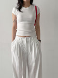Basic Tension Cap Short Sleeve T-shirt