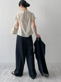 Florence 3-Button Over Fit Half Jacket