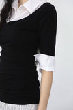 Timmy pleated collar one piece
