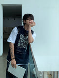 Plan) Love Printing Cotton Vest