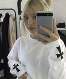 DOT CROSS GRAVE Long Sleeve