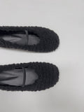 Shearling Mary Jane Flat Shoes