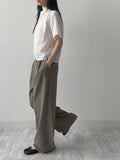 [Setup Available] Blan Two-Tuck Wide Slacks