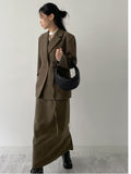 [Setup Available/Three-Piece] Mog Wool Robe Jacket