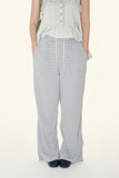 Eronis striped banding pants