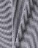 Jet Waffled Henely Top
